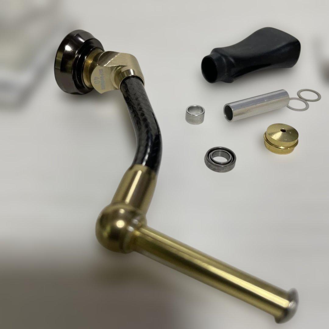 SLP WORKS40mmカーボンライトハンドル DLIVEシリコンフィットノブ