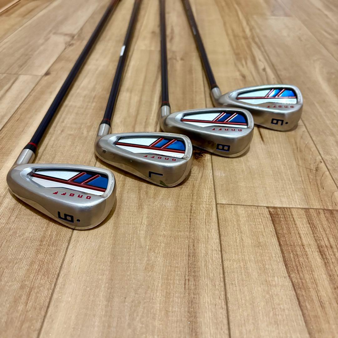 ONOFF オノフ アイアン 6〜9番 純正カーボンシャフト