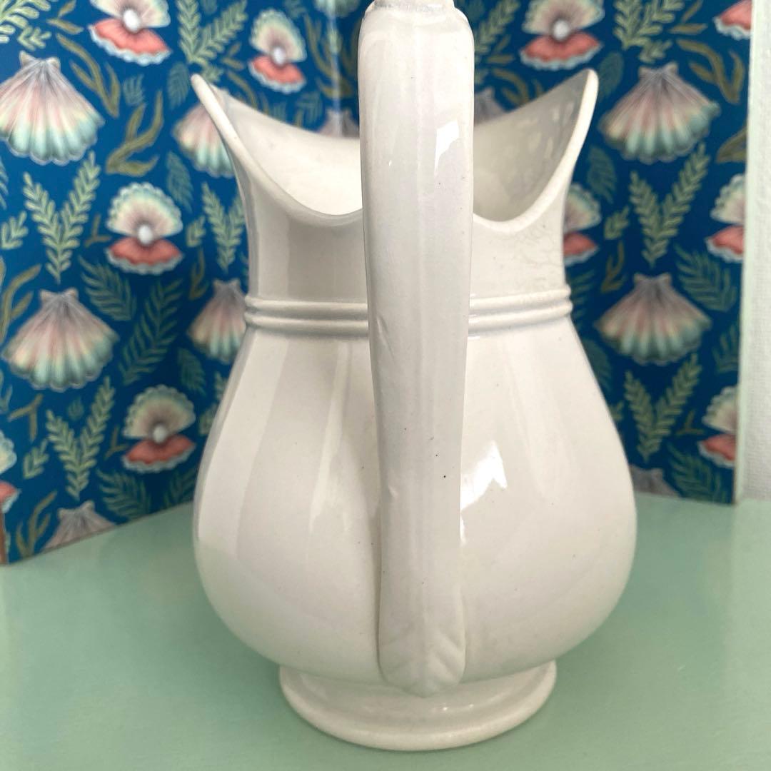 サンタマンSaint-Amand白いピシェ フランスアンティーク水差し