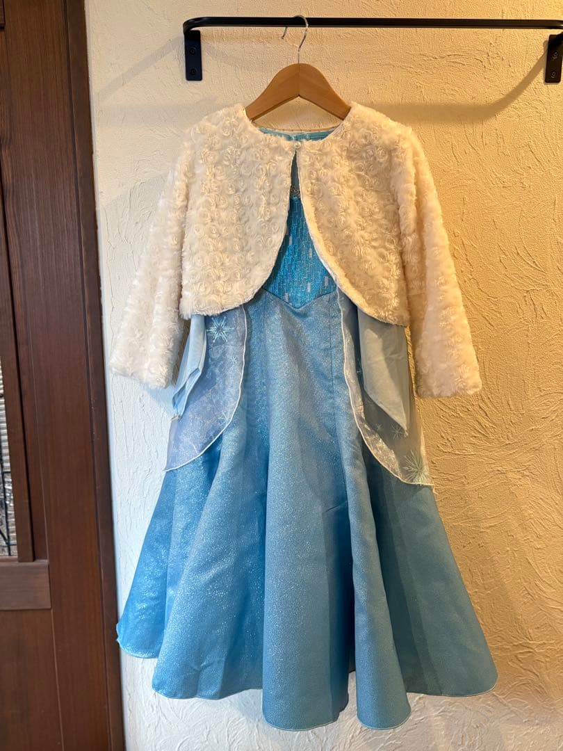 ビビディ・バビディ・ブティック ドレス エルサ 120㎝ ボレロ付き