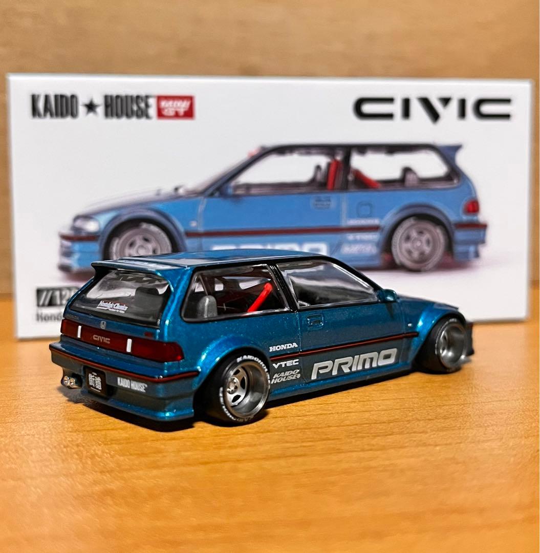 TSM MINIGT 1/64 街道ハウス ホンダ シビック EF 街道ワークス - メルカリ