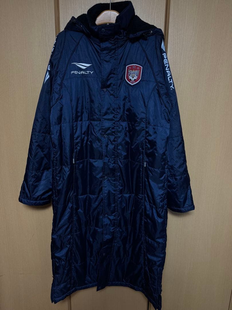 激レア選手支給品？☆ファジアーノ岡山 ベンチコート 厳寒の秋