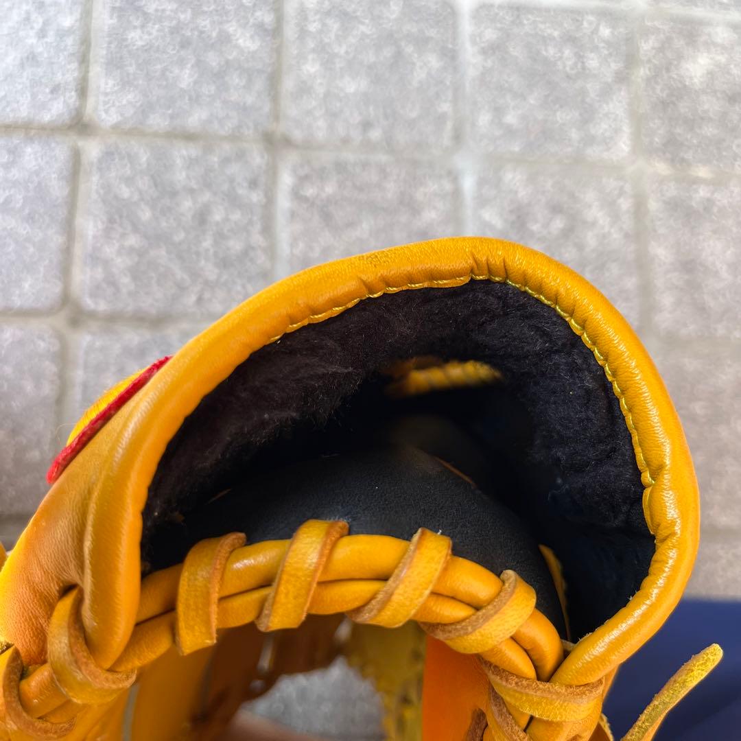 《希少》松坂モデル　投手用　グローブ　少年野球　黄色　ライナーバック