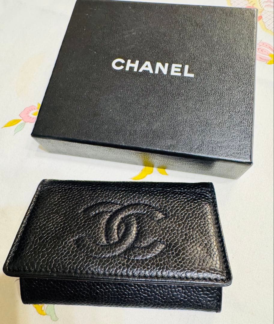 aoi様専用未使用CHANEL ブラックレザー キーケース - 小物送料 無料