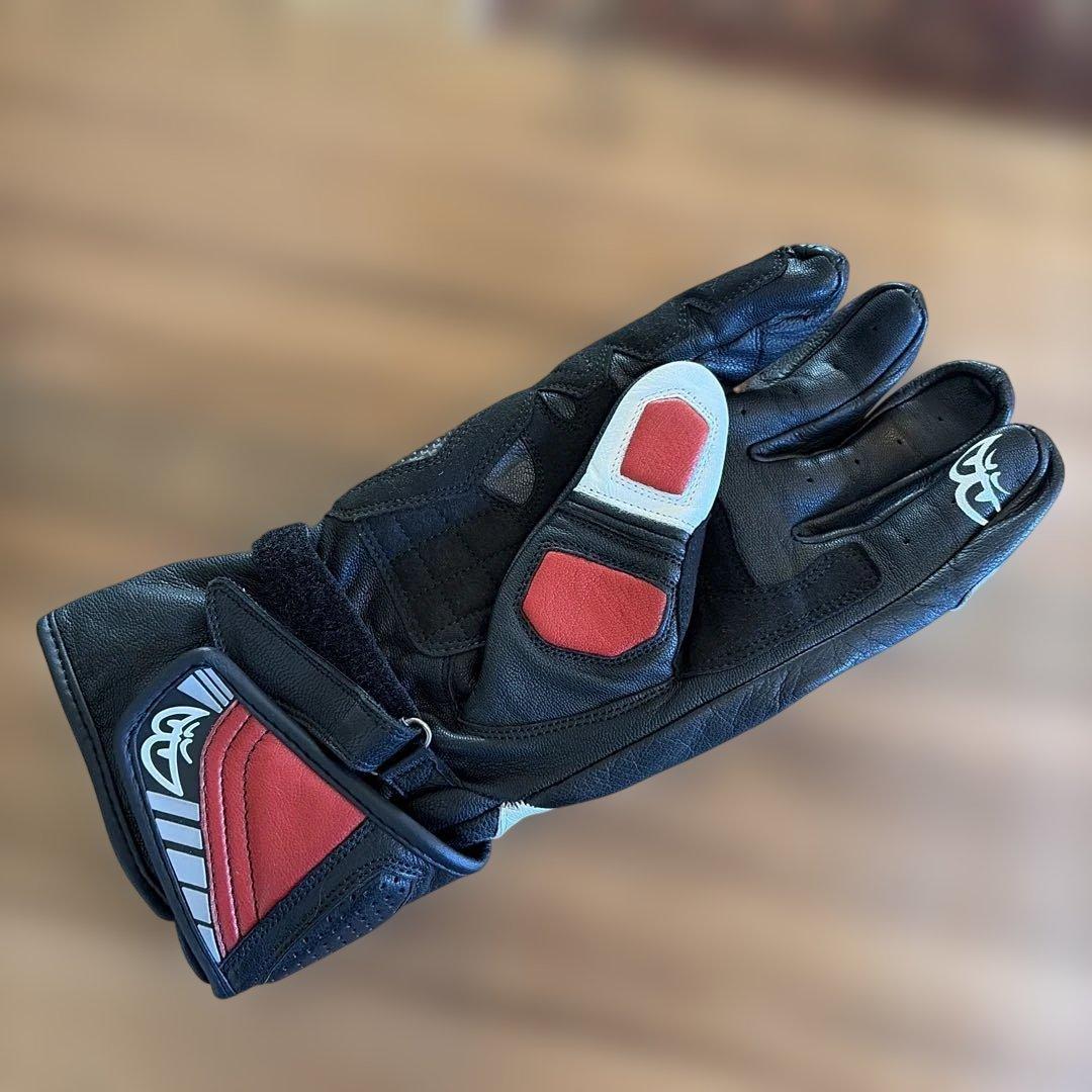 BERIK G175 バイクグローブ 赤/白レーシンググローブ サイズ2XL - メルカリ