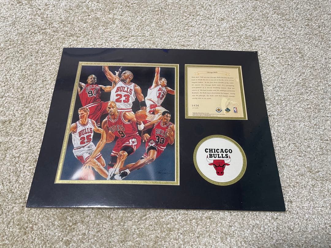NBA シカゴブルズ　リトグラフ　15000枚限定品 NBA シカゴブルズ リトグラフ 15000枚限定品 - メルカリ