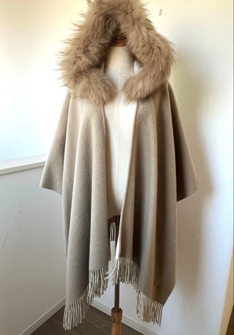 グレースコンチネンタル　ポンチョ　ファーポンチョ　リバーシブル FOXリバーポンチョ （ポンチョ）｜GRACE CONTINENTAL / グレース