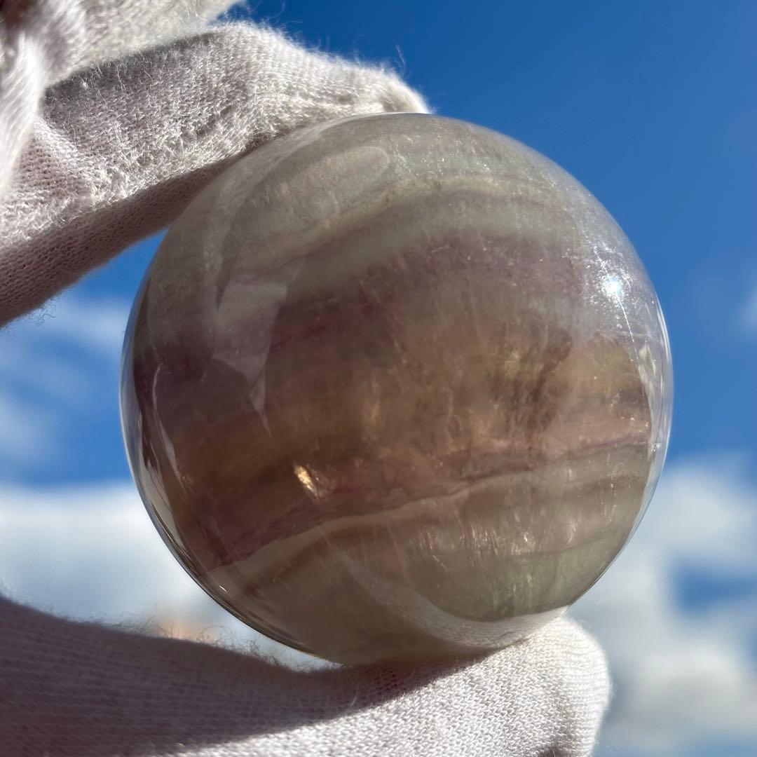 イットリウムフローライト スフィア 5.43㎝ - メルカリ