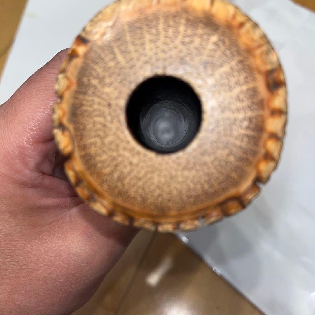 琴古流 尺八 竹治 二分割 1尺9寸 バチ型 唄口 美