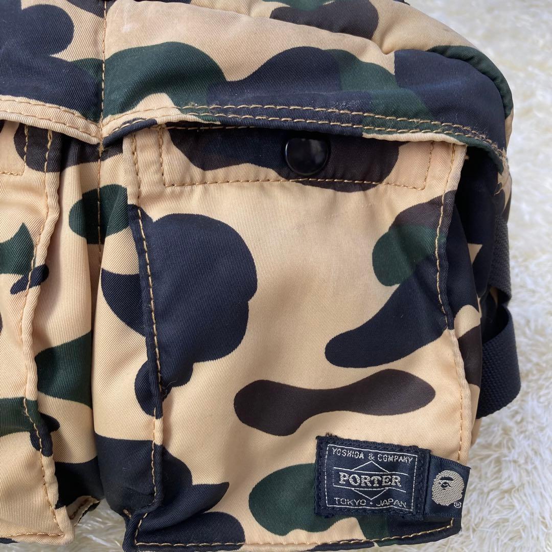 激レアA BATHING APE×PORTER タンカーウエストバッグ