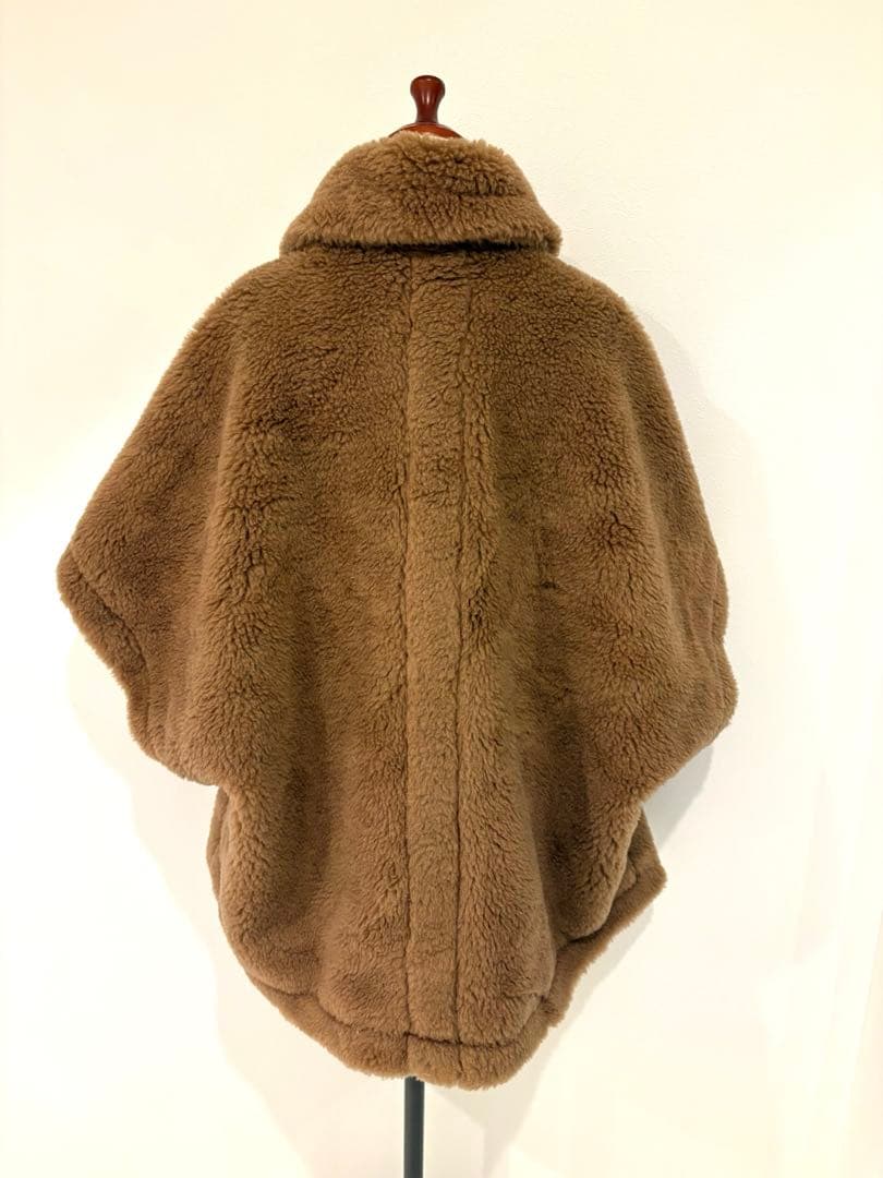 タグ付き新品】アルパカウールケープコート MaxMaraテディ風 - メルカリ