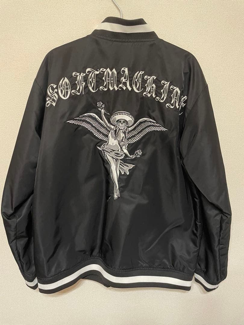 Softmachine スカジャン BLACK タトゥー 孔雀刺繍の通販｜www.myxop.com