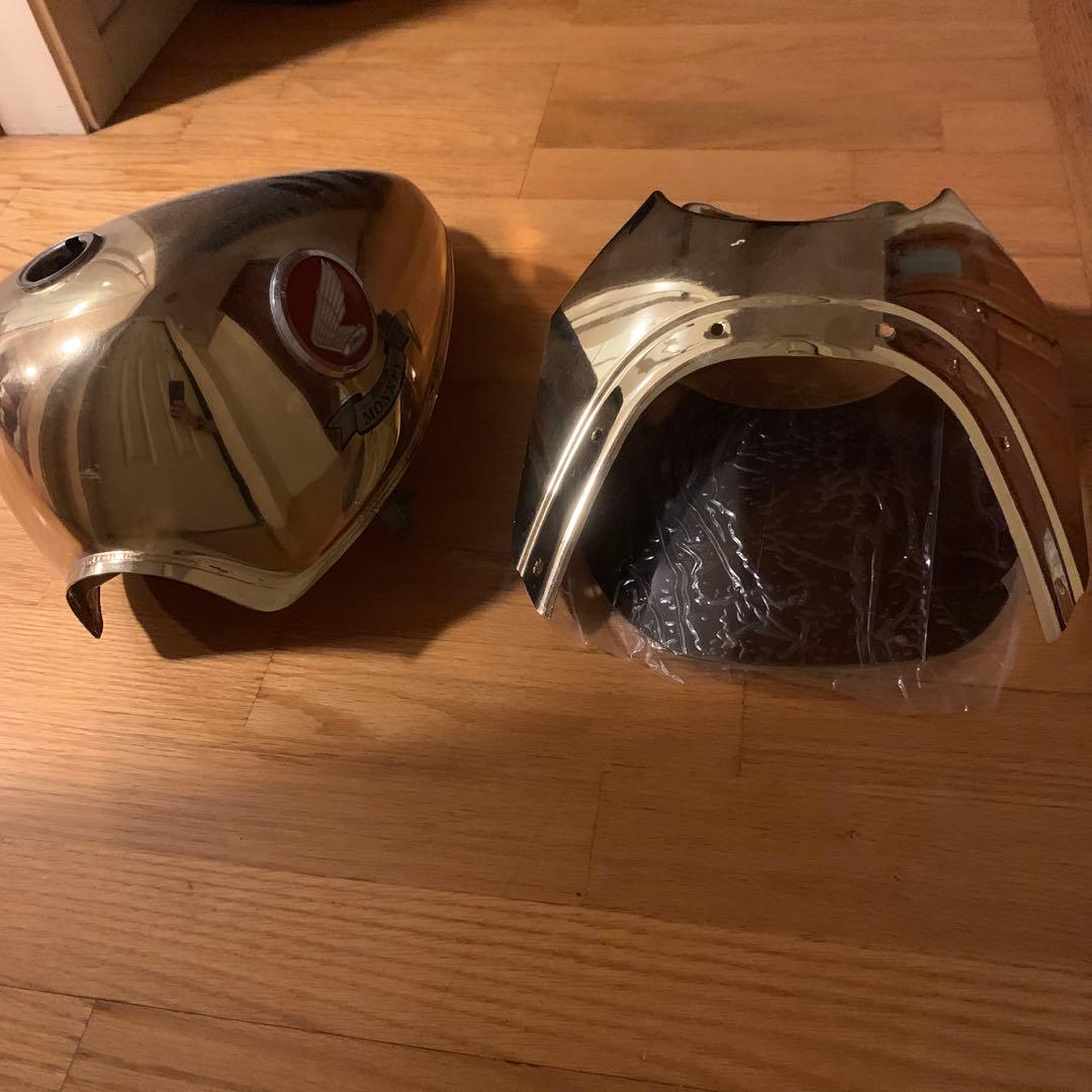 ホンダ ゴールドタンク フェイスカウル　モンキー ワールドウォーク（WORLD WARK） モンキー125 ビキニカウル 純正色仕上