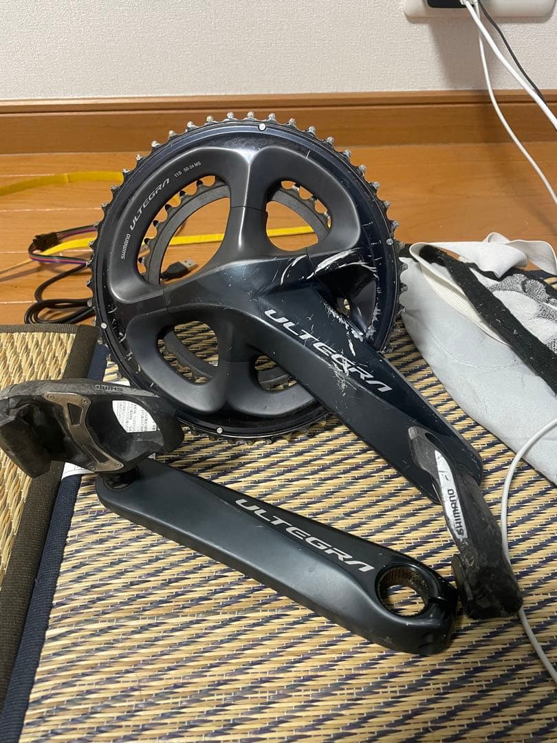 アルテグラクランクSPD-SL付きSHIMANO 170mm 50-34 アルテグラ