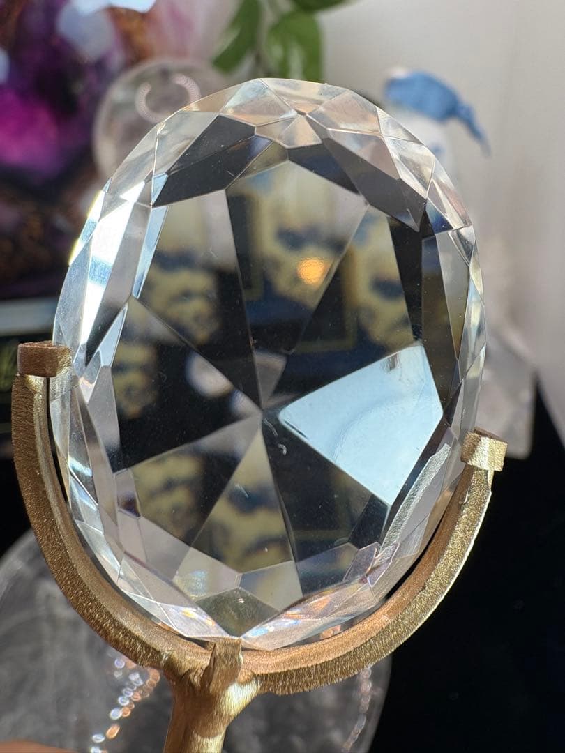 高品質♡水晶♡オーバルカット♡No.2485