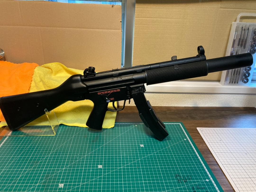 [FET搭載,調整済み] 東京マルイ MP5-SD5 固定ストック CYMA 東京マルイ MP5シリーズ対応 固定ストック BK ブラック CY-C76