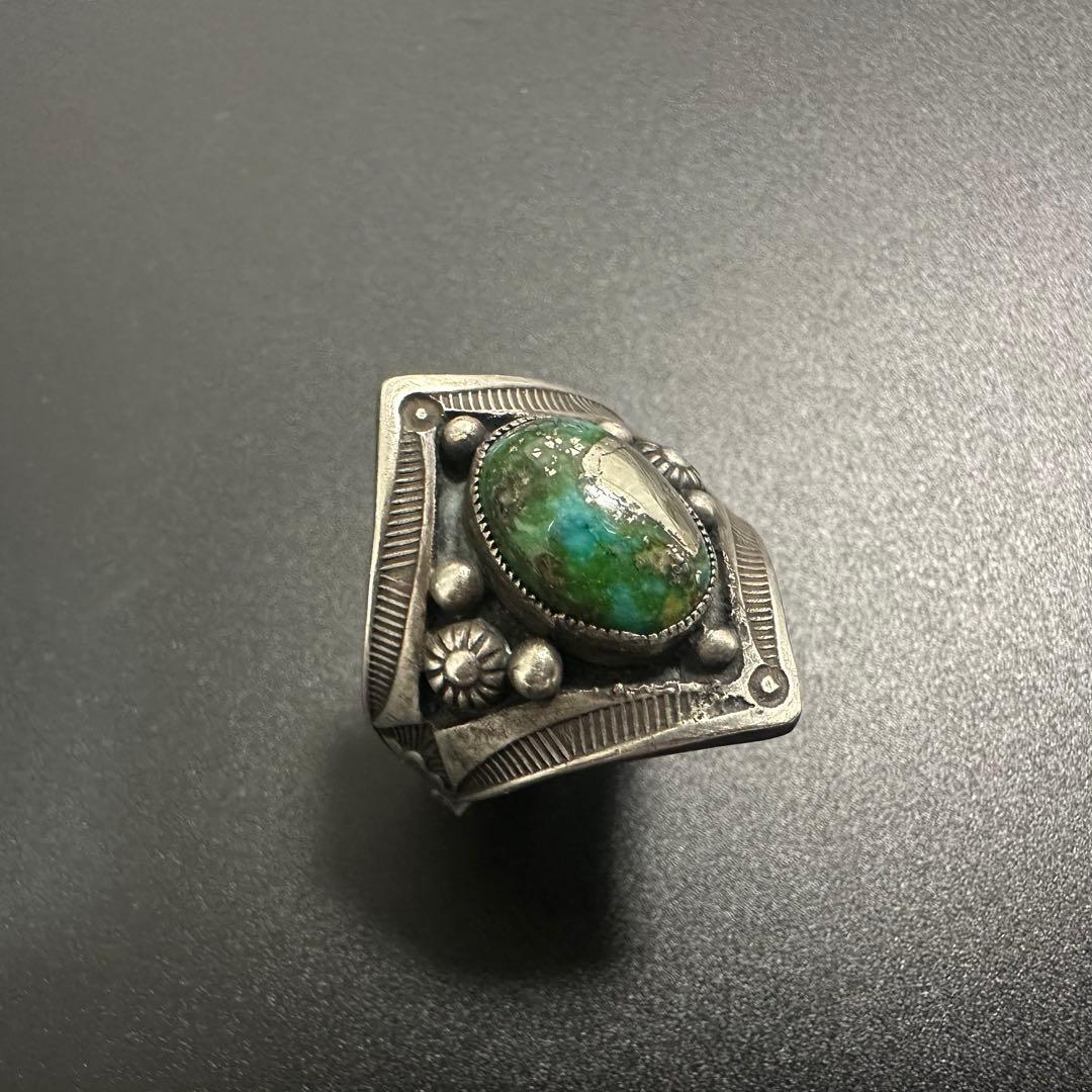 Navajo calvin martinez ターコイズ リング 21号
