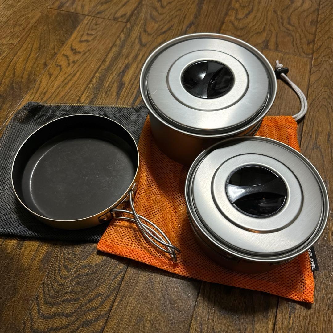 ラスト値下げ 廃盤希少 ユニフレーム 山クッカーM 丸型 山フライパン