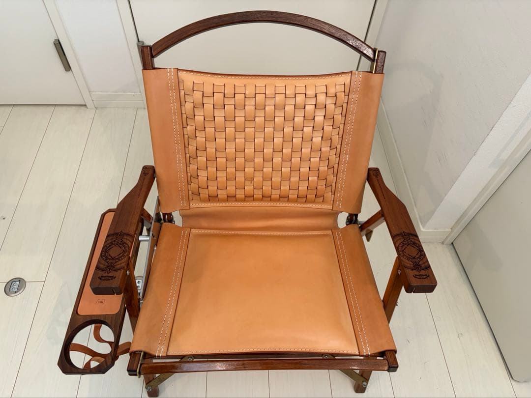 カーミットチェア　ウォールナット　ピノワークス　フルカスタム　2個口① カーミットチェア ウォールナット ピノワークス フルカスタム 2個口①