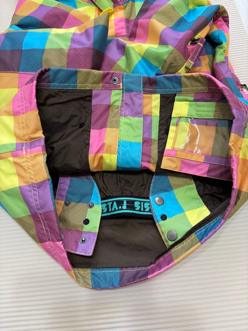 Sista.J マルチカラー チェック柄 スノーボードウェア - メルカリ
