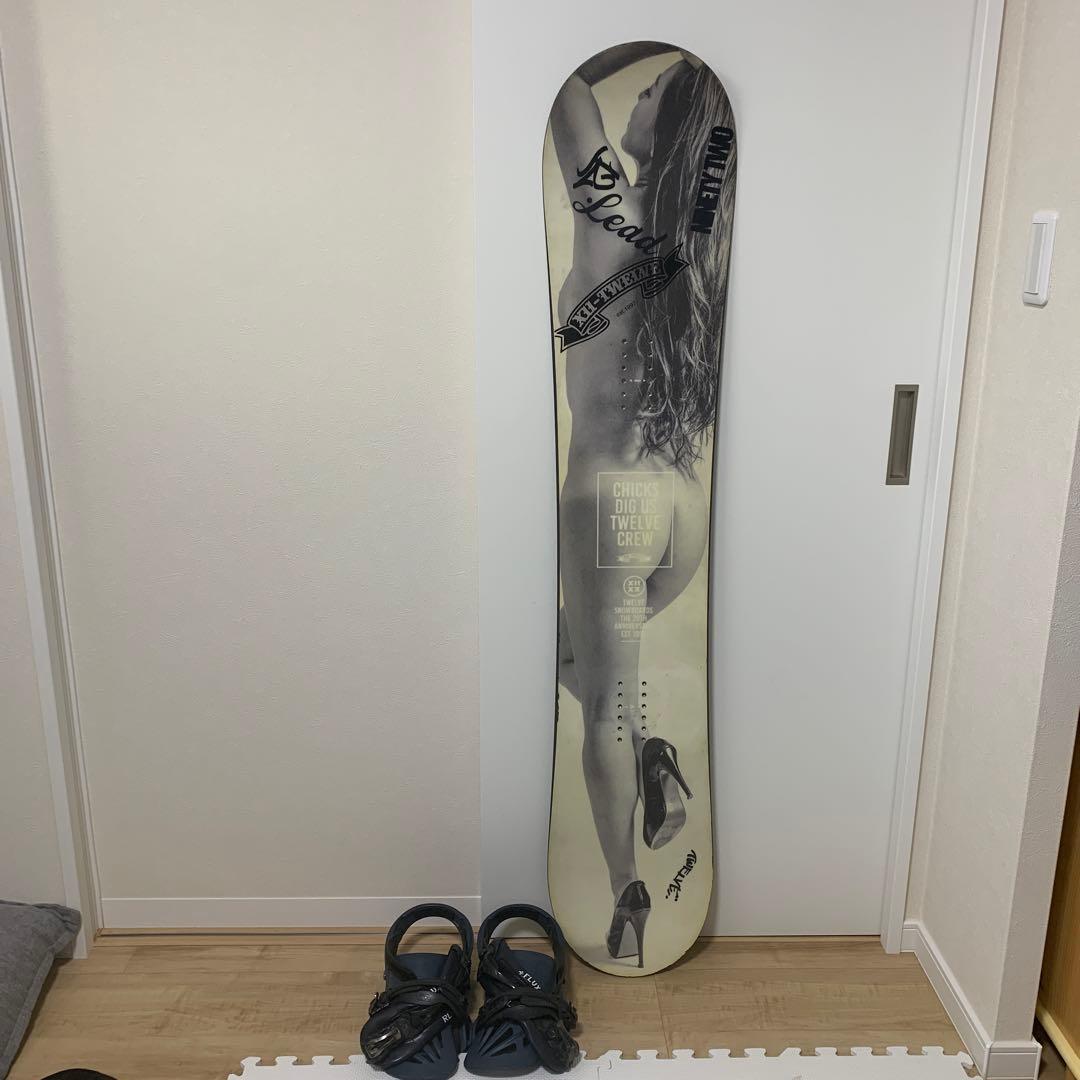 スノーボード twelve Jack ビンディング付き
