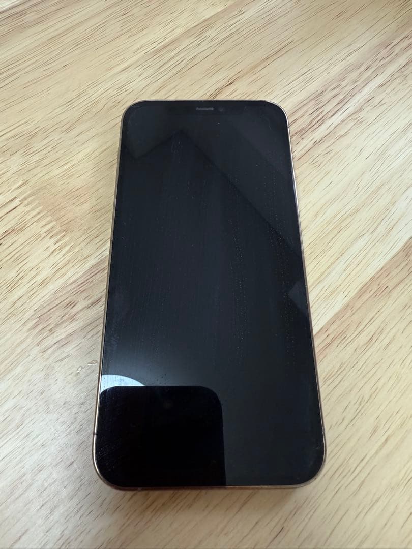 Apple 美品 Apple iPhone 12Pro ゴールド 256 SIMなし iPhone 12 Pro