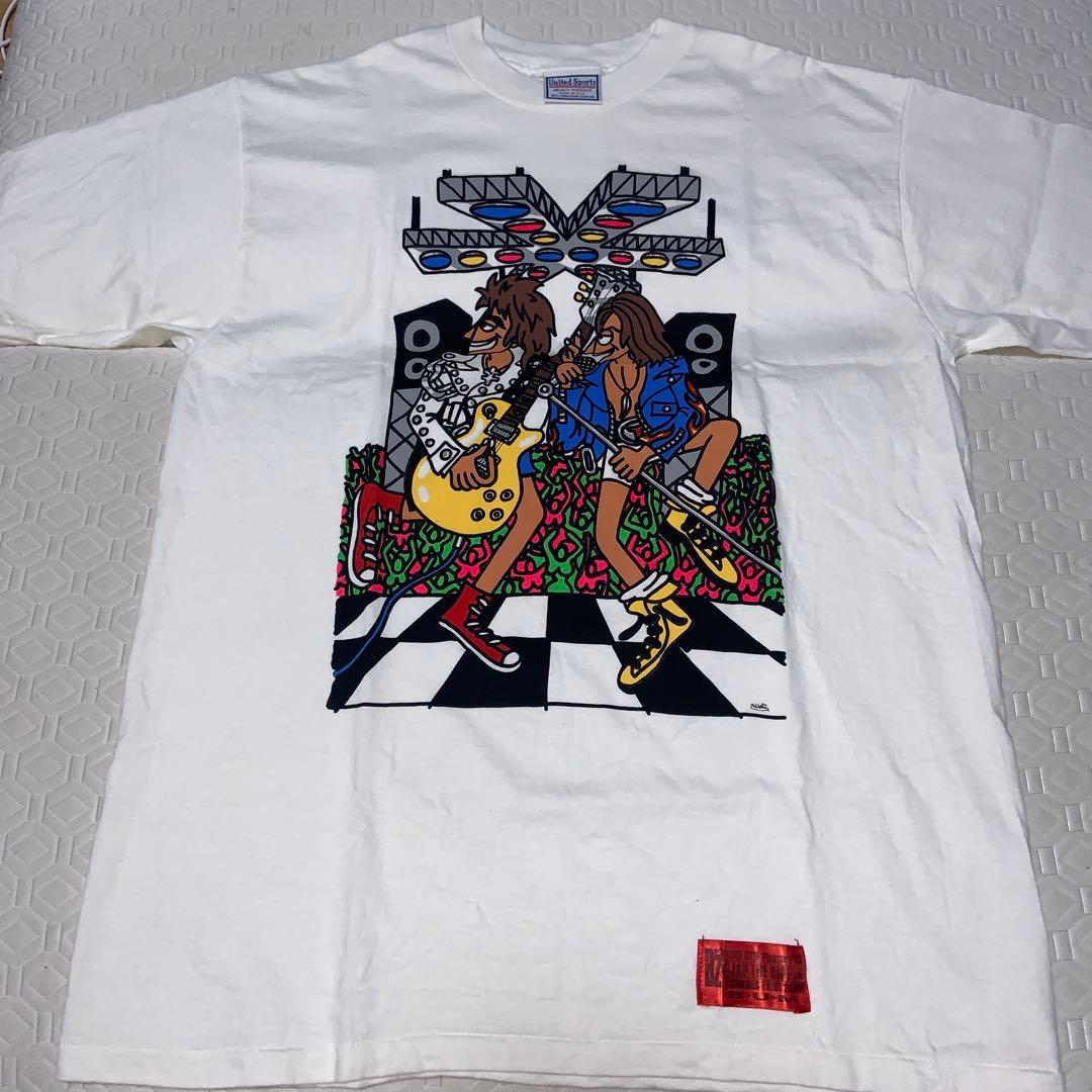 B'z LIVE-GYM Pleasure'93 Tシャツ Vintage 90s B'z Live-gym Pleasure 93 Jap the Ripper Japanese Band