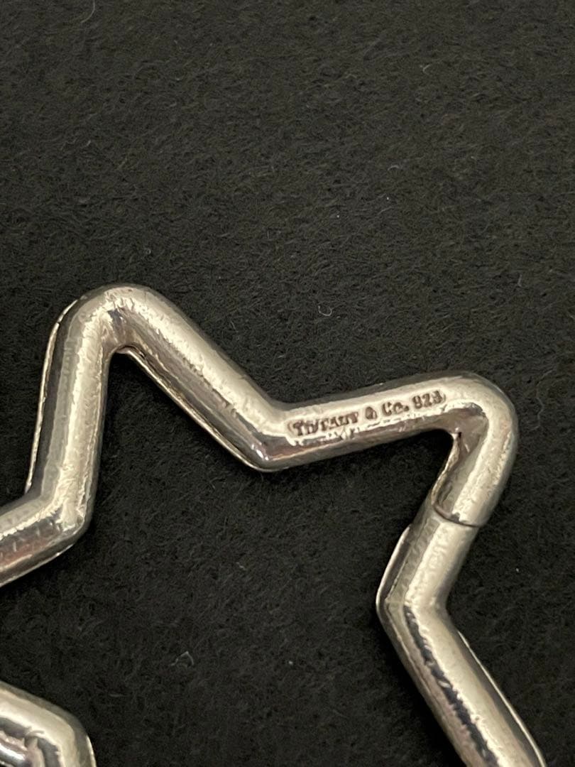 《1990年代〜》TIFFANY&Co. ティファニー 星形キーリング 925