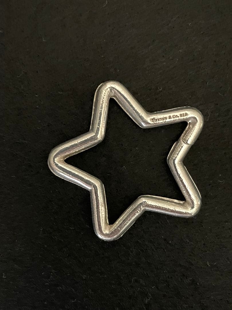 《1990年代〜》TIFFANY&Co. ティファニー 星形キーリング 925