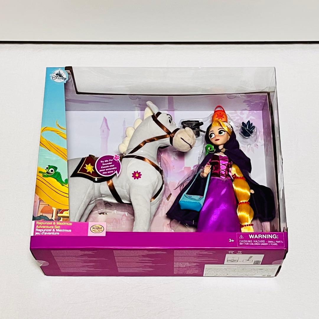 ディズニー　ラプンツェル　マキシマス　フィギュア　ドール　アドベンチャーセット ラプンツェル ドール マキシマス セット ディズニープリンセス - メルカリ