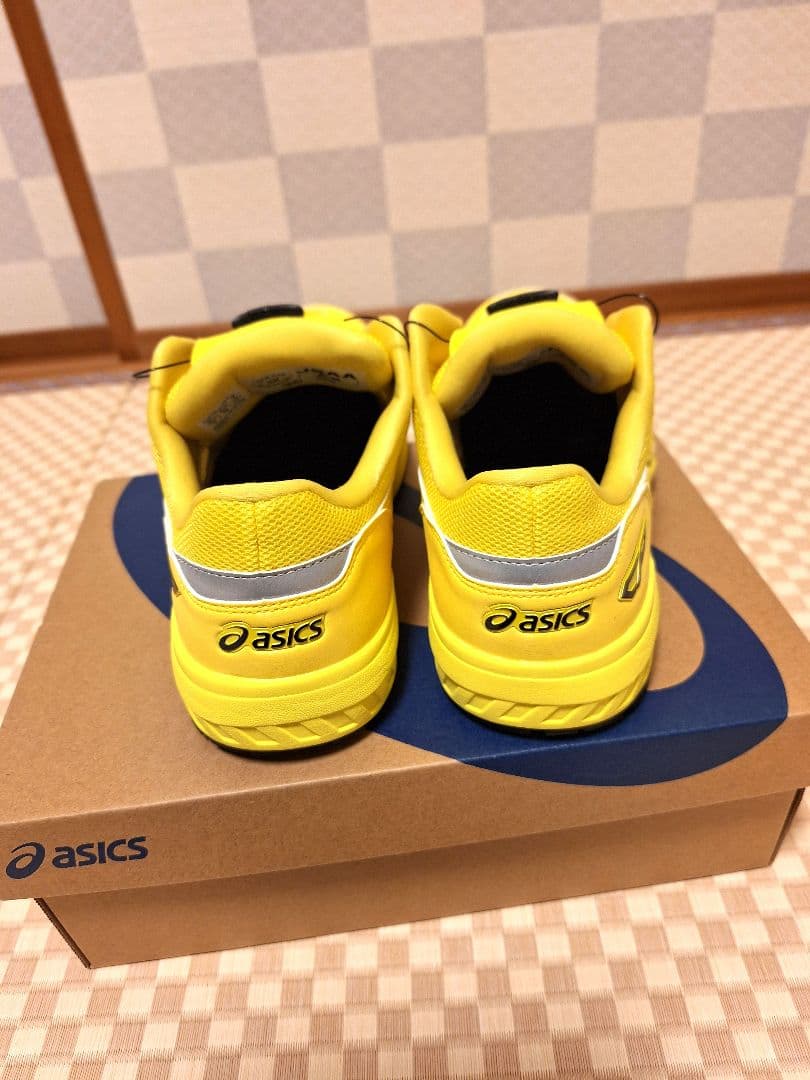 asics winjob209BOAJSAA A種 イエロー 25.5cm安全靴 asics A種