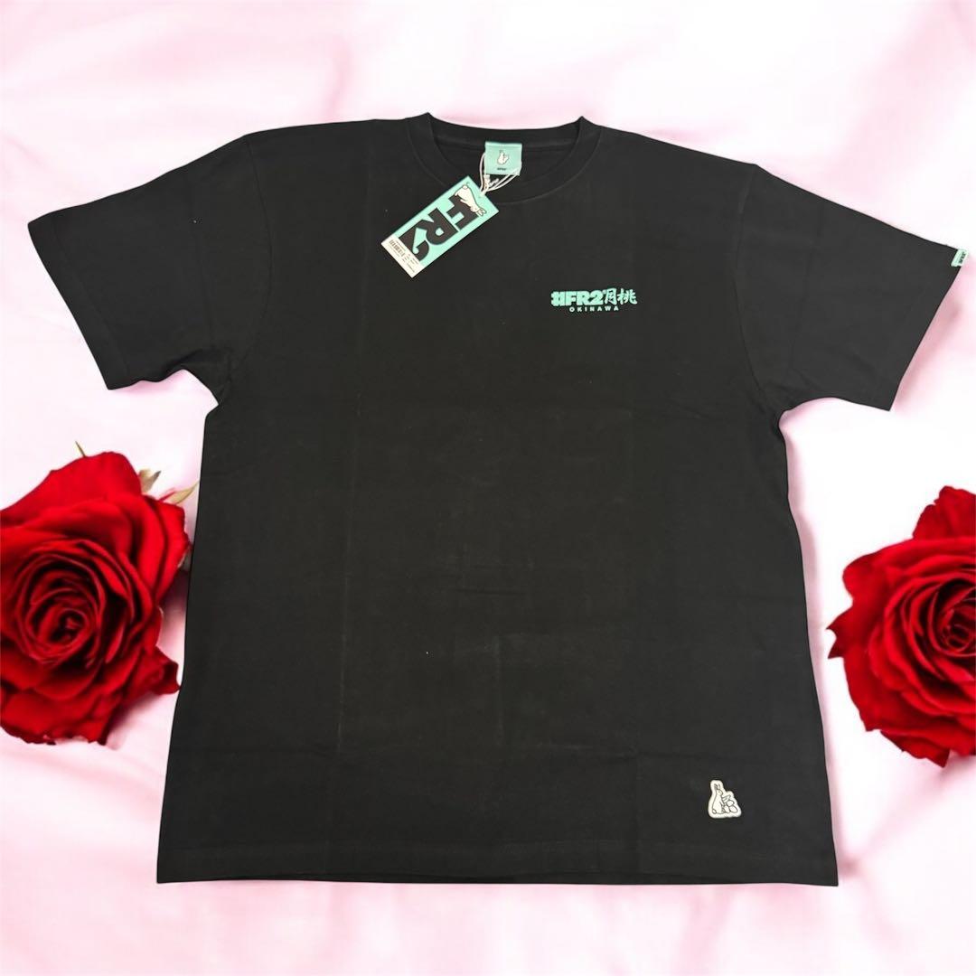 タグ付】沖縄限定 #fr2月桃 エフアールツー ストアTシャツ Lサイズ 黒