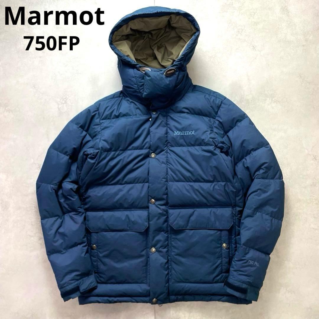 マーモット クラシコダウンジャケット フード付き ダウン90% 750FP M