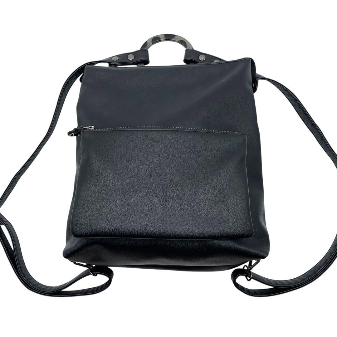 未使用級✨earPAPILLONNER 黒 2wayベッコウハンドルリュック