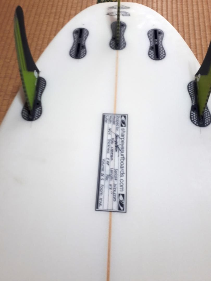 サーフィン・ボディボード sharpeye disco cheater 5'5 26.5cl