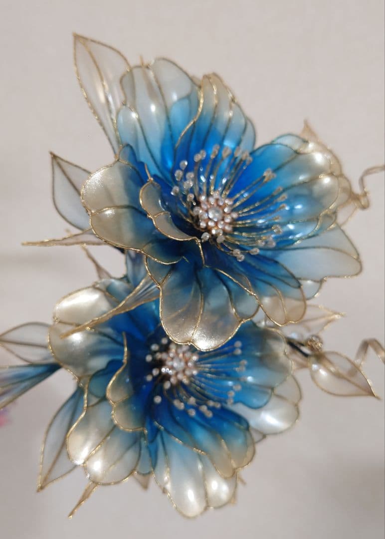 金青 アメリカンフラワー ディップフラワー デコトラ トラック 花瓶 に