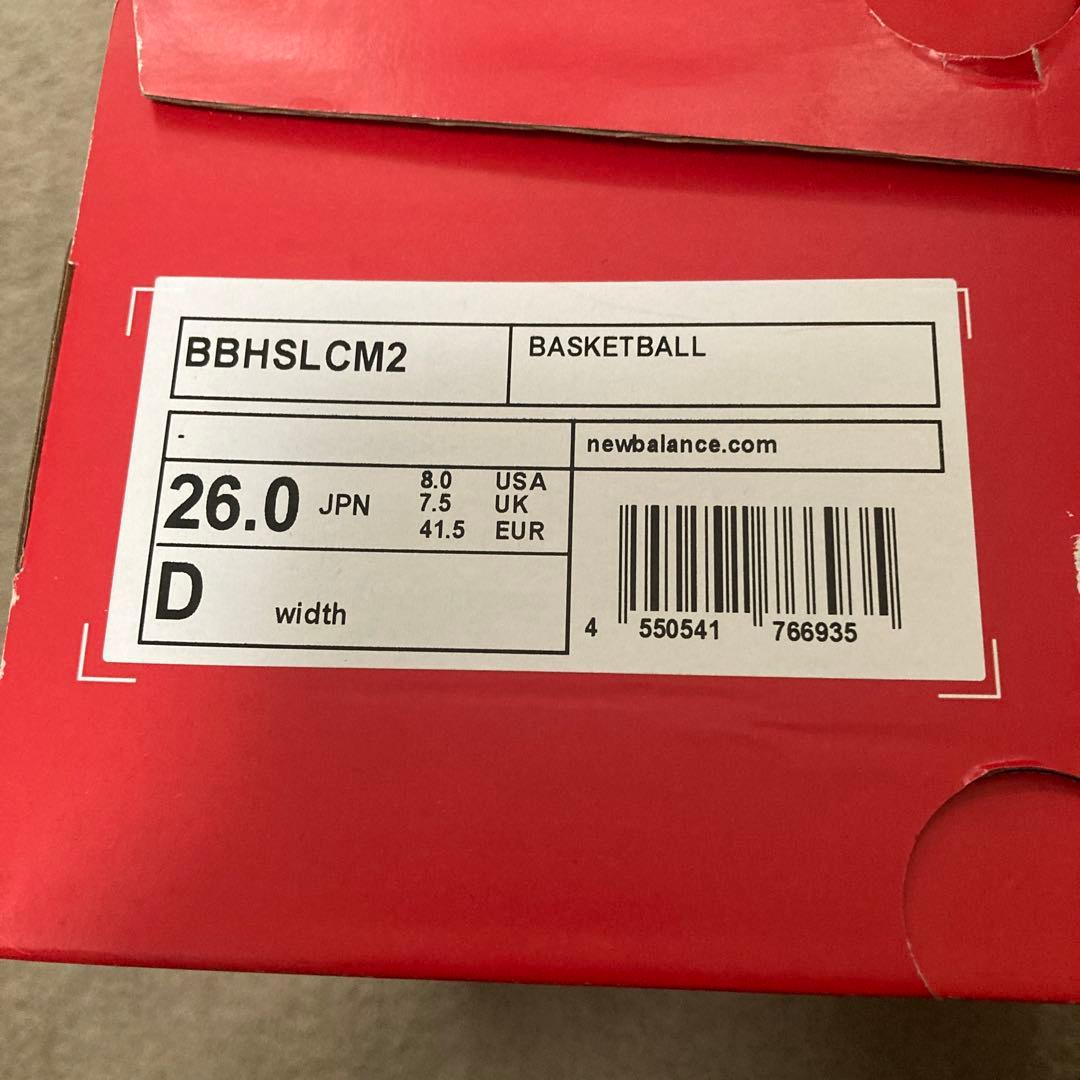 【未使用品】 NB HESI LOW V2 BBHSLCM2 26.0cm