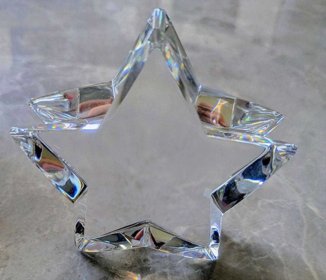 Baccarat バカラクリスタル ザンザンスター 星形置物 箱付き - メルカリ
