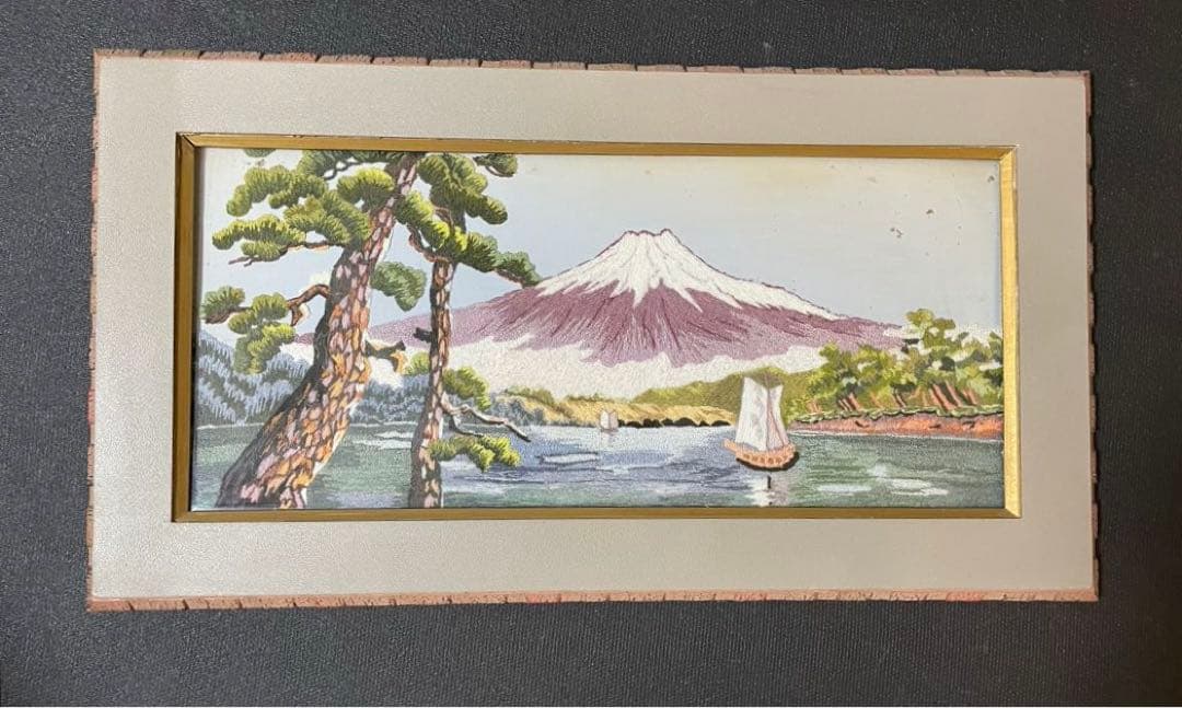 希少額縁付き　富士山　刺繍アート pd_47eb0bae953a4937b0267fe4ebb