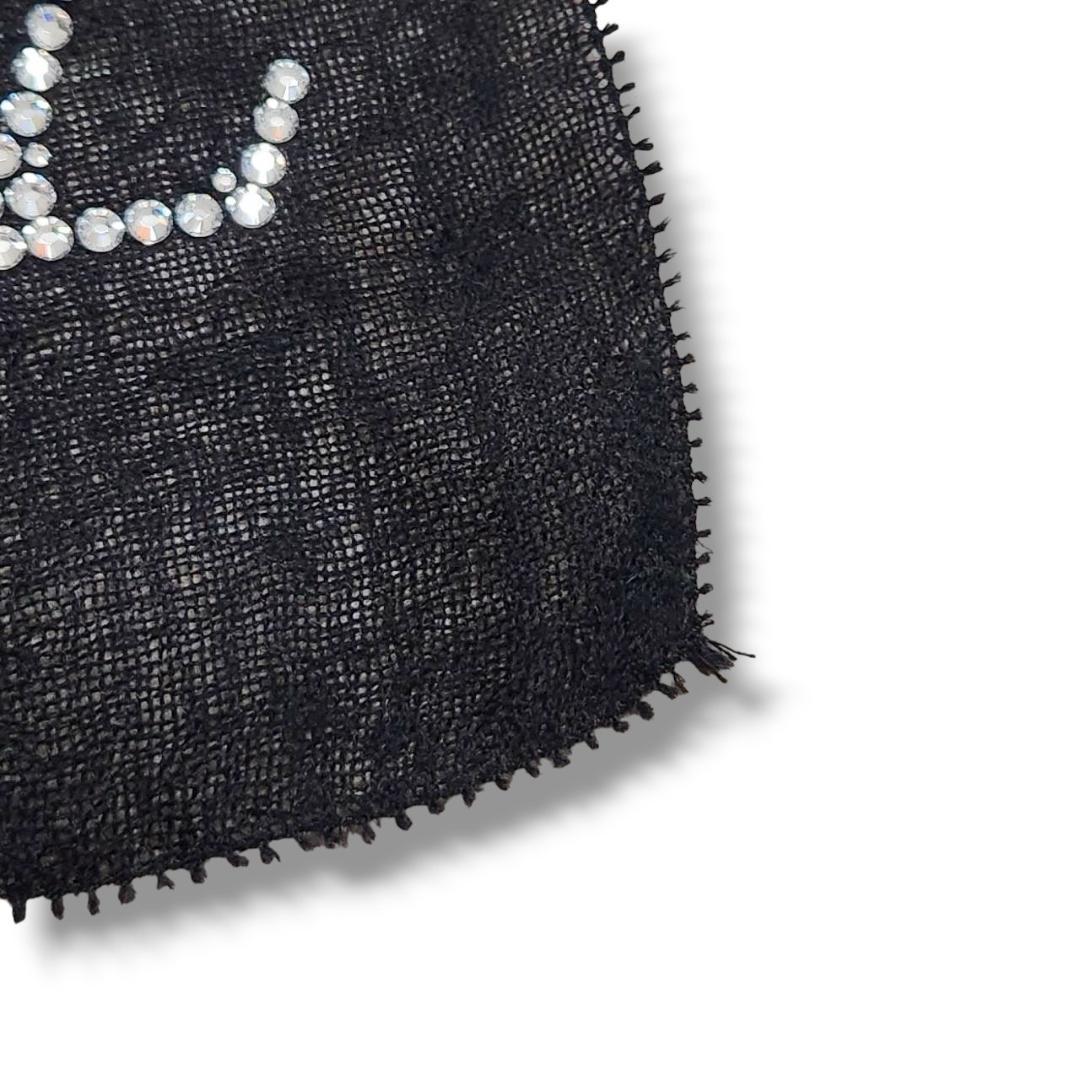 【60×180】ルイヴィトン ストール《モンテカルロ》スワロフスキー カシミヤ