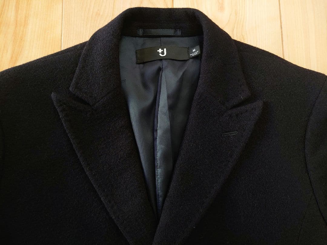 Mサイズ ユニクロ＋J ジルサンダー チェスターコート カシミヤブレンド