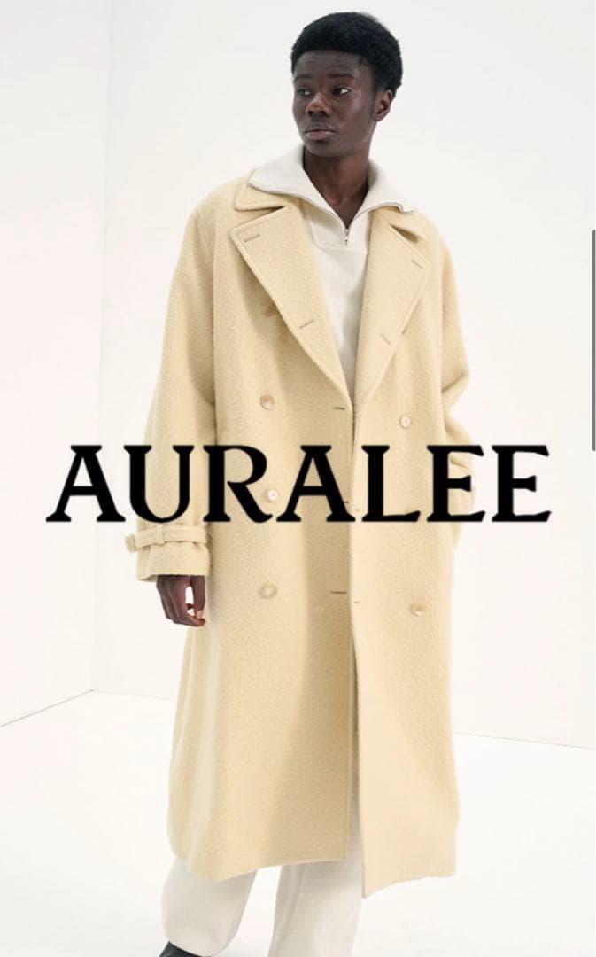 AURALEE（オーラリー）WOOL MELTON TRENCH COAT - メルカリ