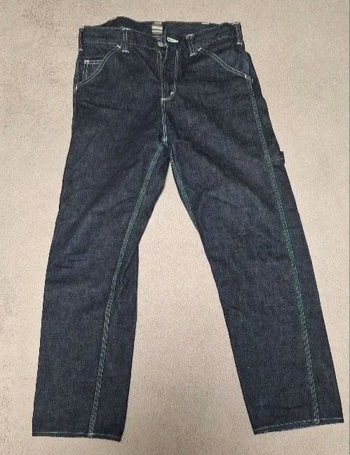 桃太郎ジーンズ ペインターパンツ デニム W32 新登場！】ブラック