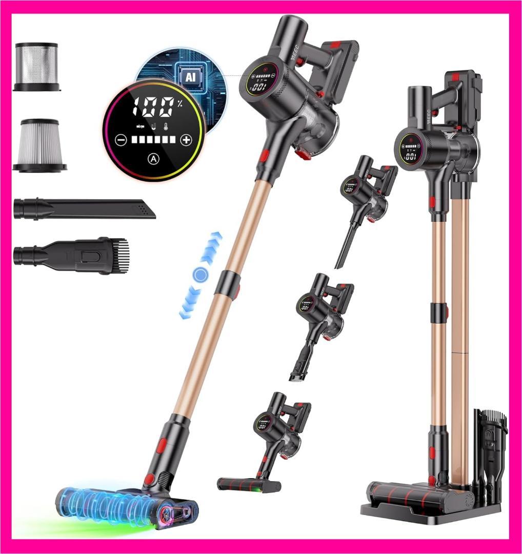 掃除機 コードレス【2026先行販売！業界初独立モーター自走式！AI吸引】