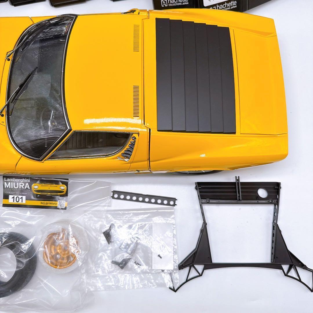 ユーワンさま ランボルギーニ ミウラ 1/8 完成品 ウレタンクリア塗装