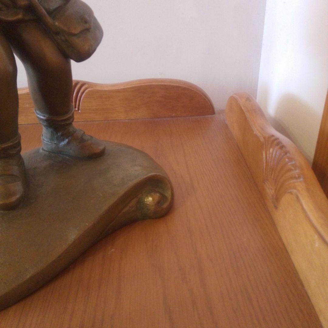 清可完器清　ブロンズ［少女と鴨］資産価値有り 本土のみの方