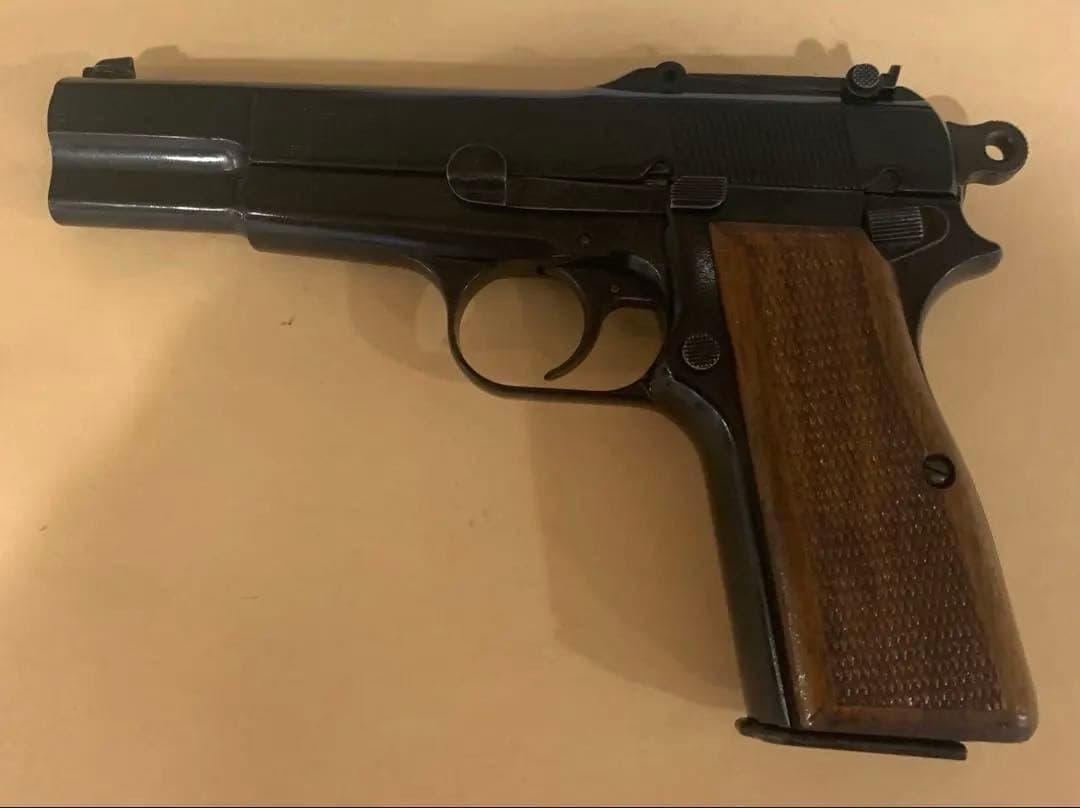 【廃盤希少】タナカワークス　「ブローニングハイパワー　ミリタリー」HWガスガン タナカ】ブローニングハイパワー M1935 ミリタリー HW