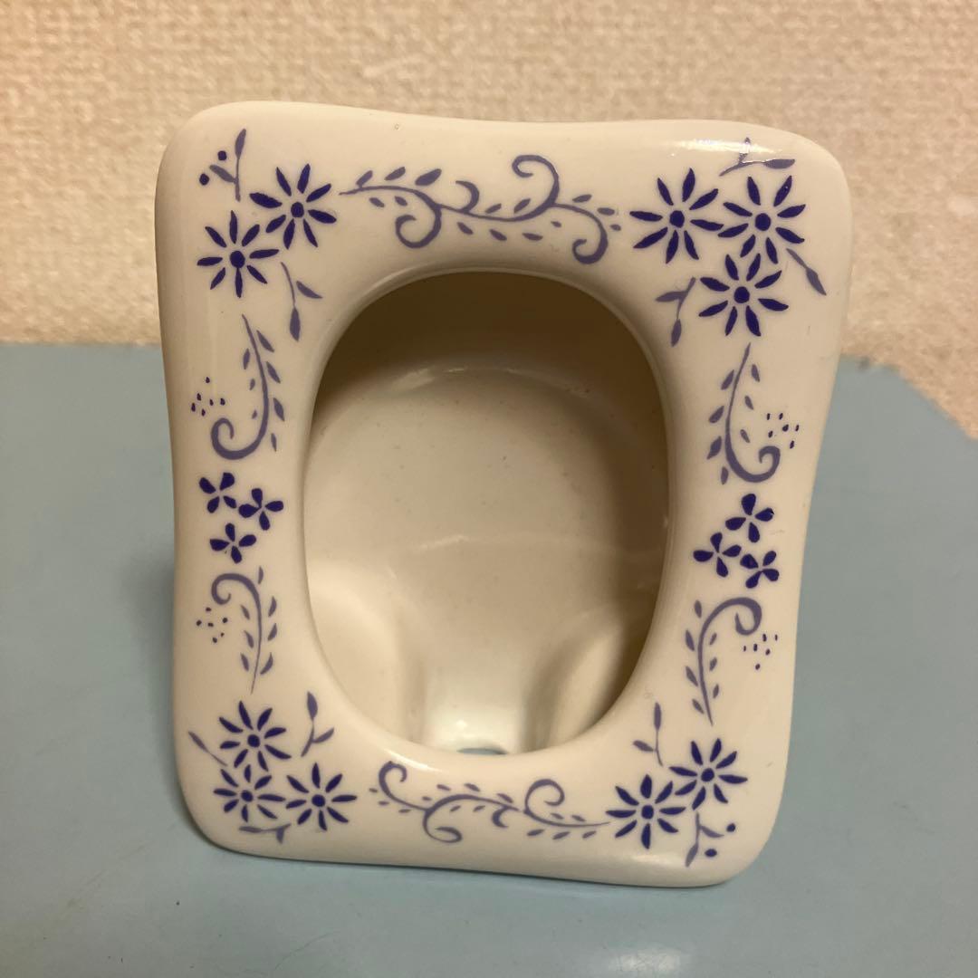 陶器製 写真立て花柄 フォトフレーム - メルカリ