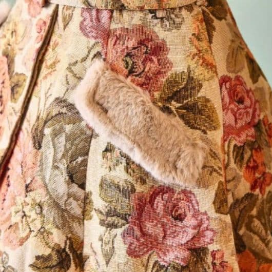 しまむら くる実 ノエルドメモワール ゴブランコート ベージュ S