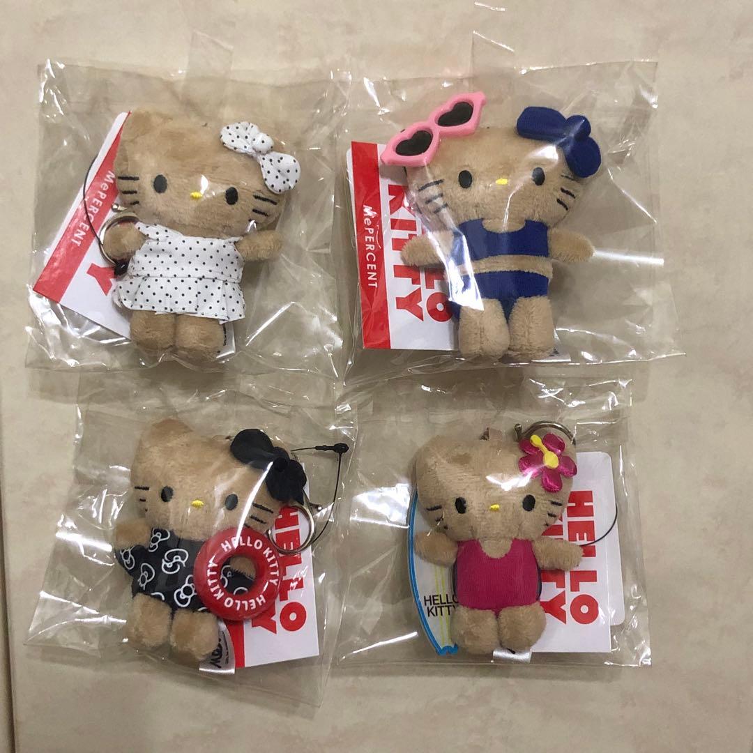 ローリーズファーム　Me% トイキーホルダー　日焼け4点セット ハローキティ LOWRYS FARM Me% トイキーホルダー4 全16種セット